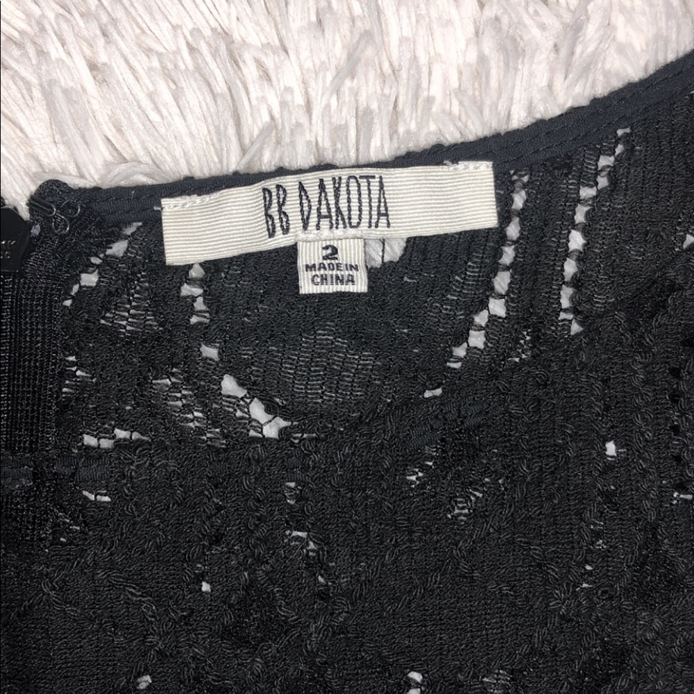 BB Dakota Renley Lace Fit and Flare Dress - Picture 4 of 4